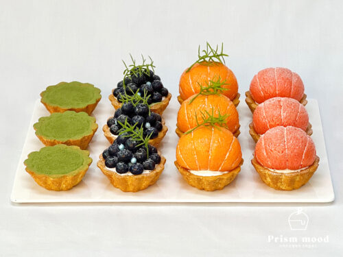 생과일 타르트 모형 제작 예시