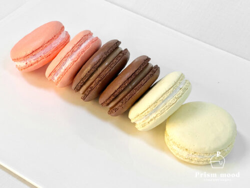 마카롱 모형 질감 표현