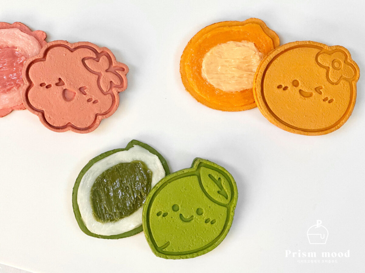 캐릭터 잼 쿠키 모형 전체 형태 이미지