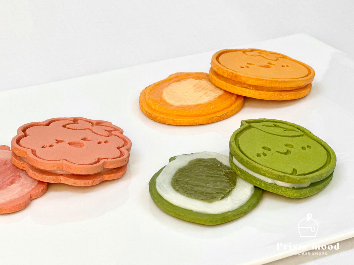 캐릭터 잼 쿠키 모형 디테일