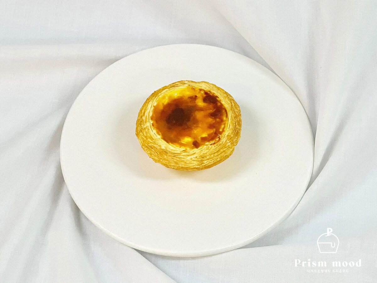 에그타르트 모형 전체 형태