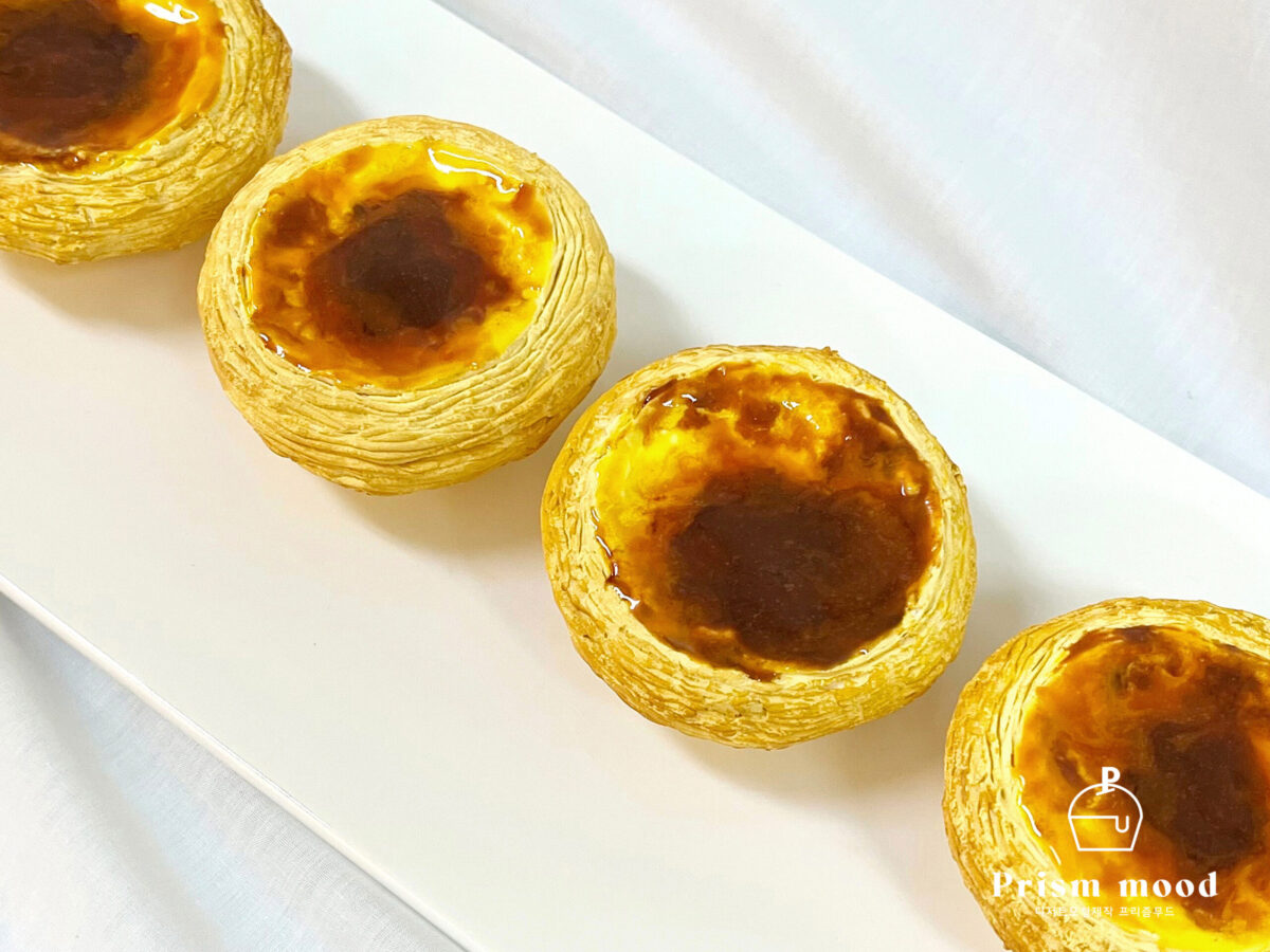 에그타르트 모형 질감 표현