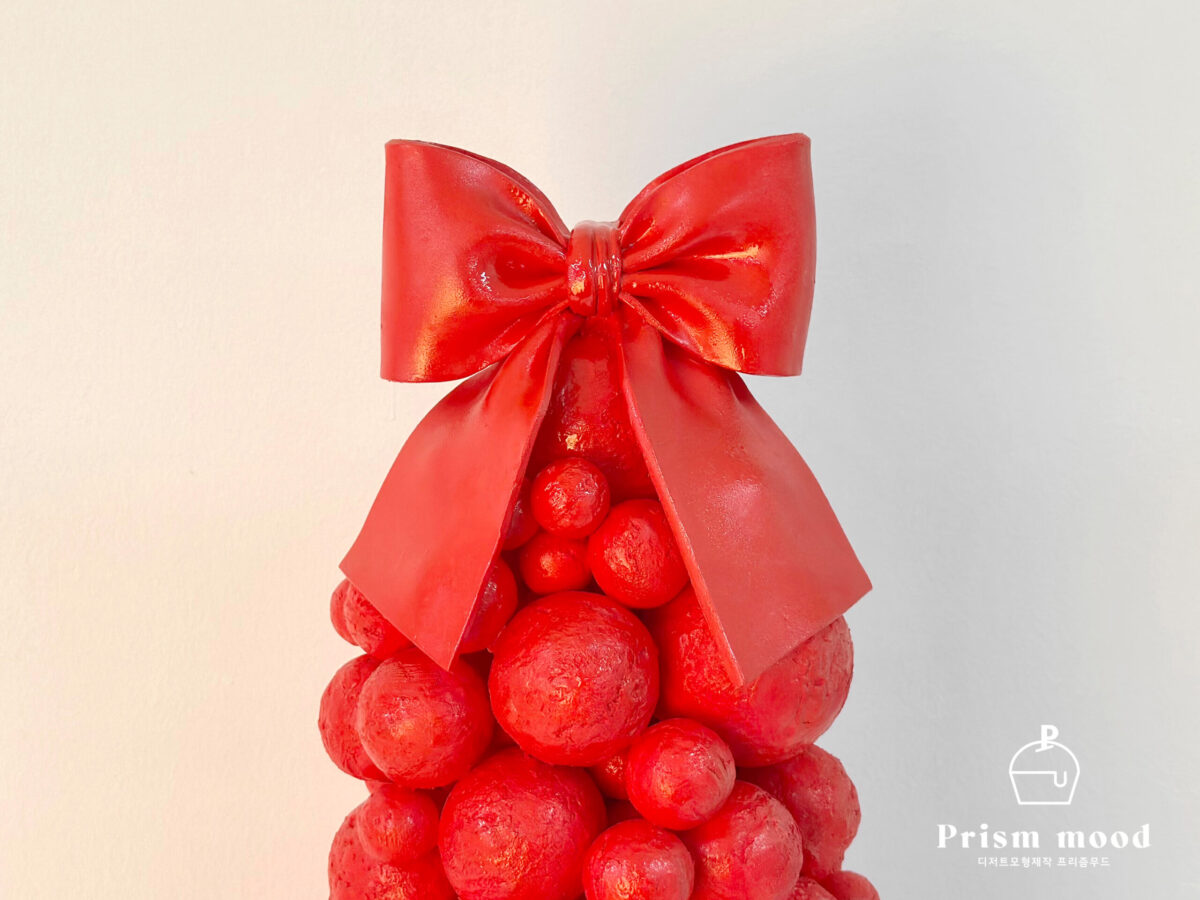 대형 트리 아이스크림 케이크 모형 팝업 행사 연출용 전체 이미지