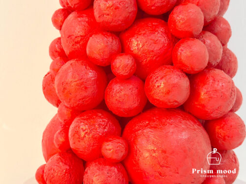 대형 트리 아이스크림 케이크 모형 행사 디스플레이용 디테일