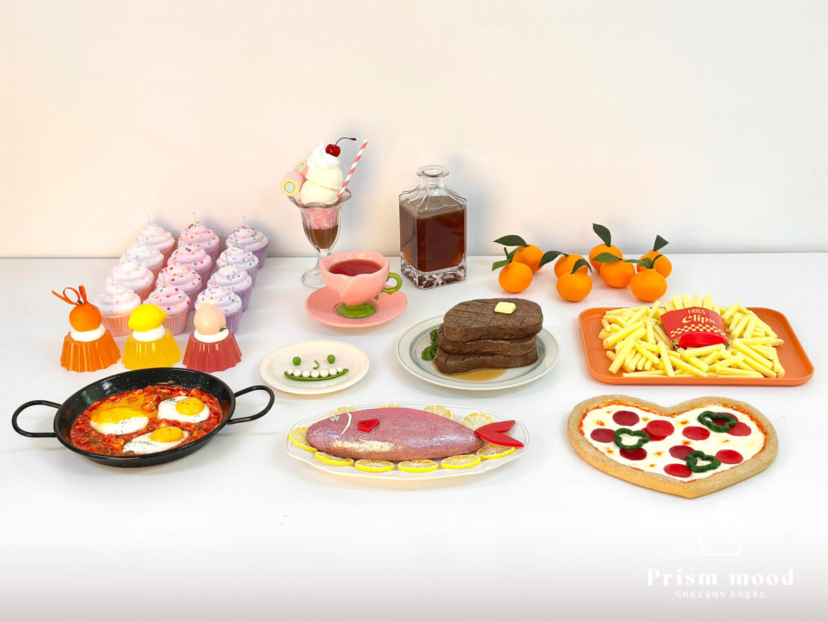 동화 컨셉 팝업 디저트 모형 행사 연출용 제작 예시