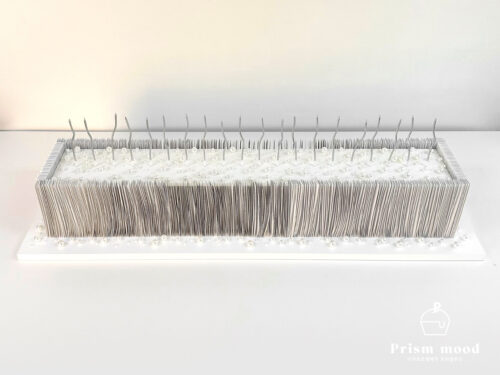 레이어드 대형 진주 케이크 모형 행사 공간 연출용 전체 형태