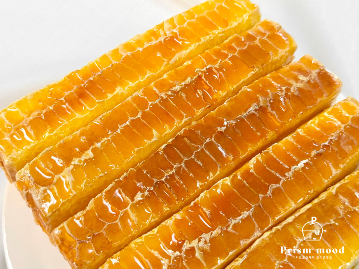 벌집 꿀 모형 질감 표현