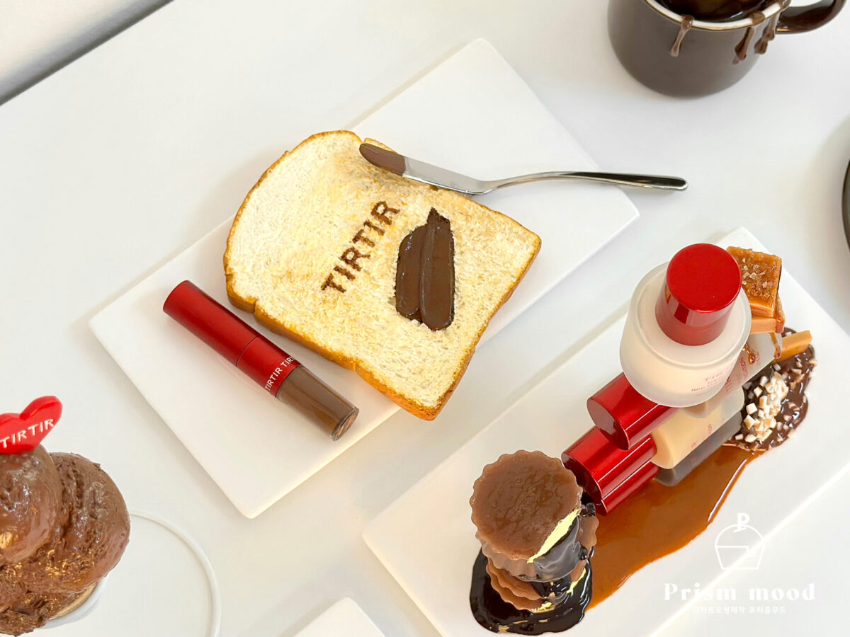 뷰티 팝업 VMD 디저트 모형 행사 공간 연출용 전체 형태