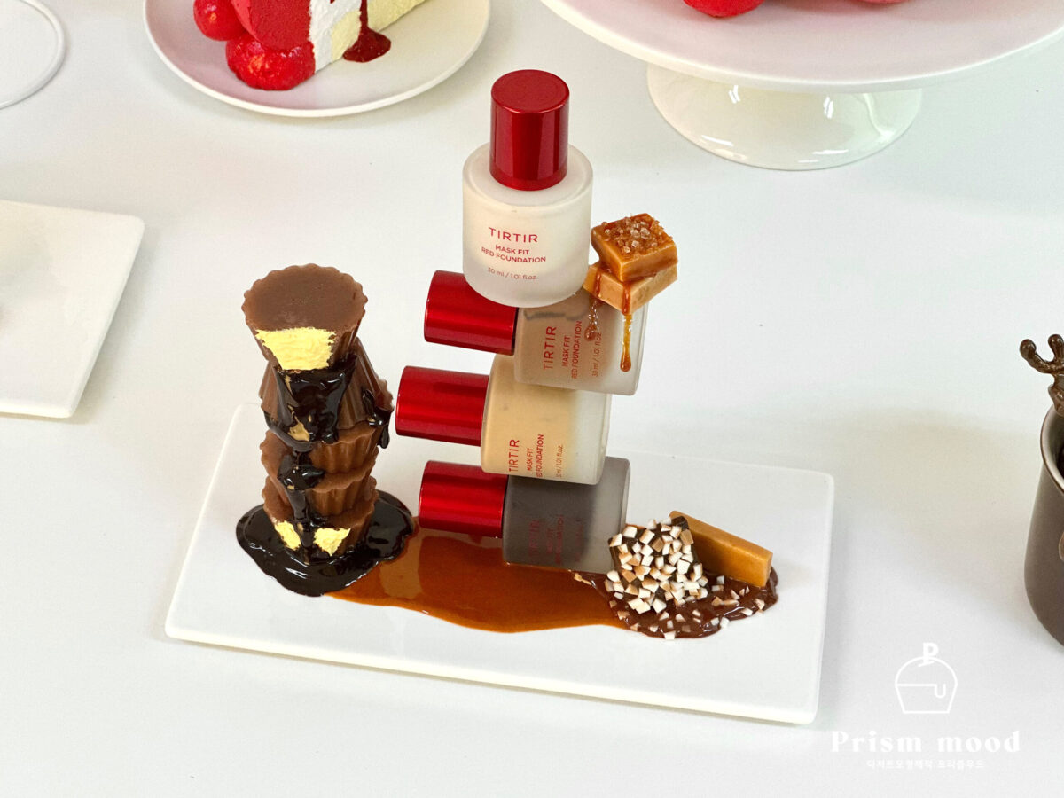 뷰티 팝업 VMD 디저트 모형 행사 연출용 전체 이미지