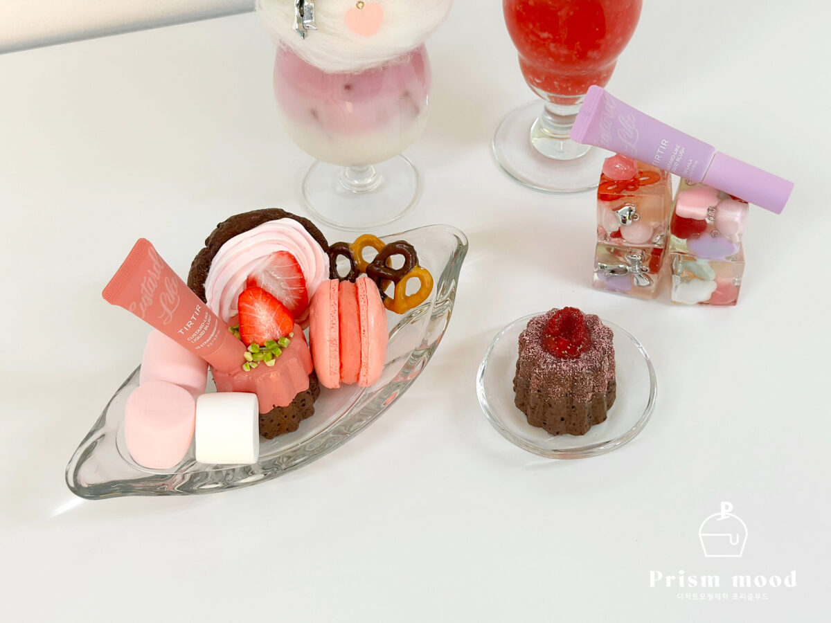 뷰티 팝업 음료 디저트 모형 행사 연출용 전체 이미지
