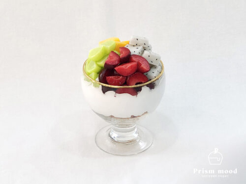 과일 요거트 모형 제작 예시