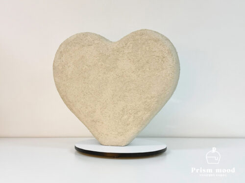 스톤 하트 조형물 모형 행사 연출용 제작 예시