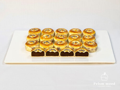 전통 팥 화과자 모형 제작 예시