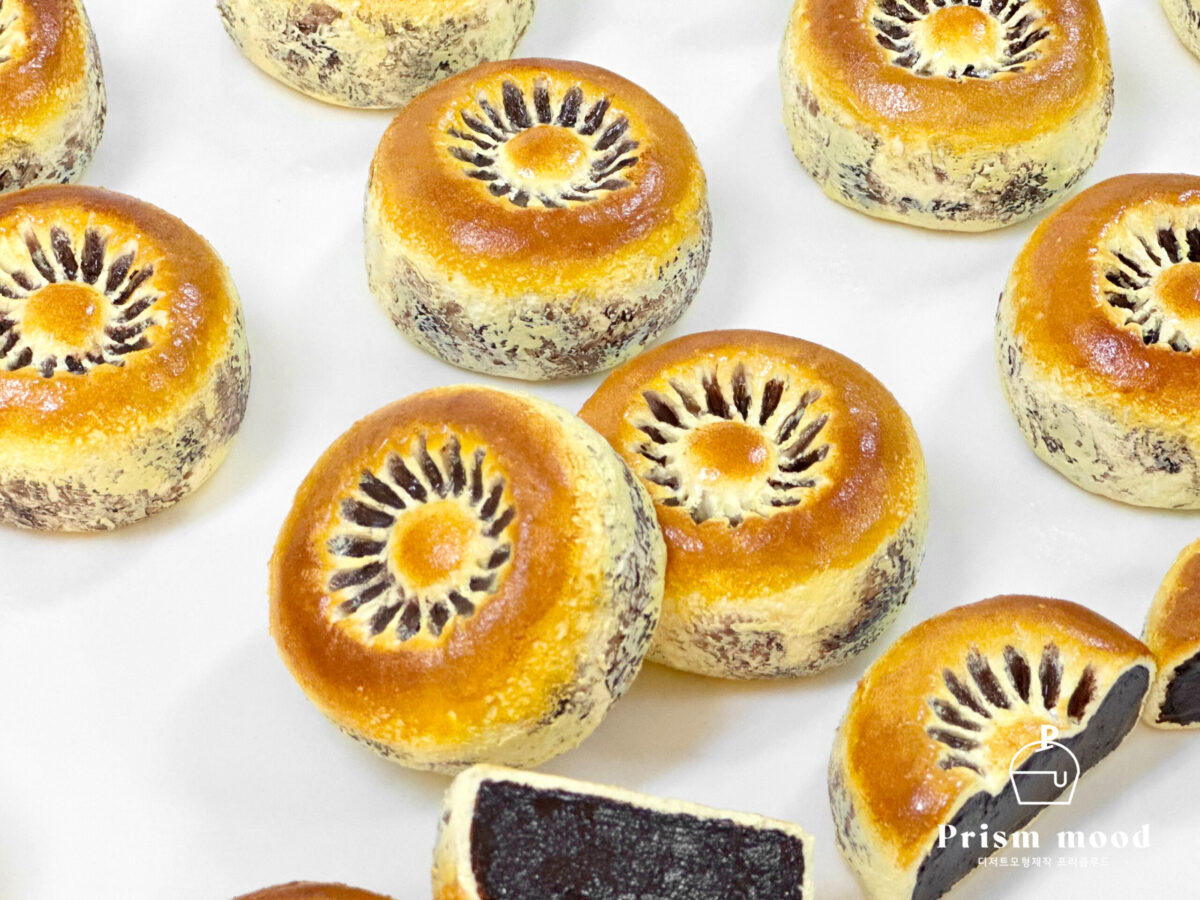 전통 팥 화과자 모형 디테일