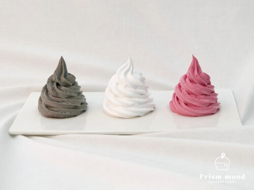 휘핑 아이스크림 모형 제작 예시