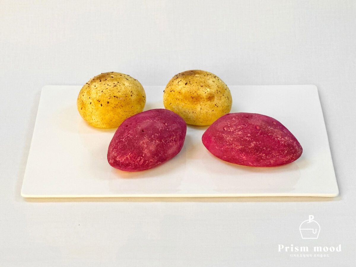 감자 고구마빵 모형 제작 예시