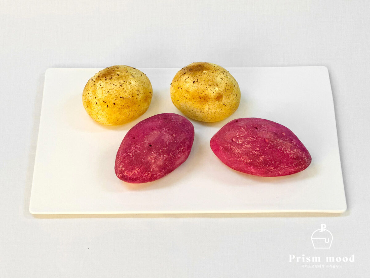 감자 고구마빵 모형 전체 형태