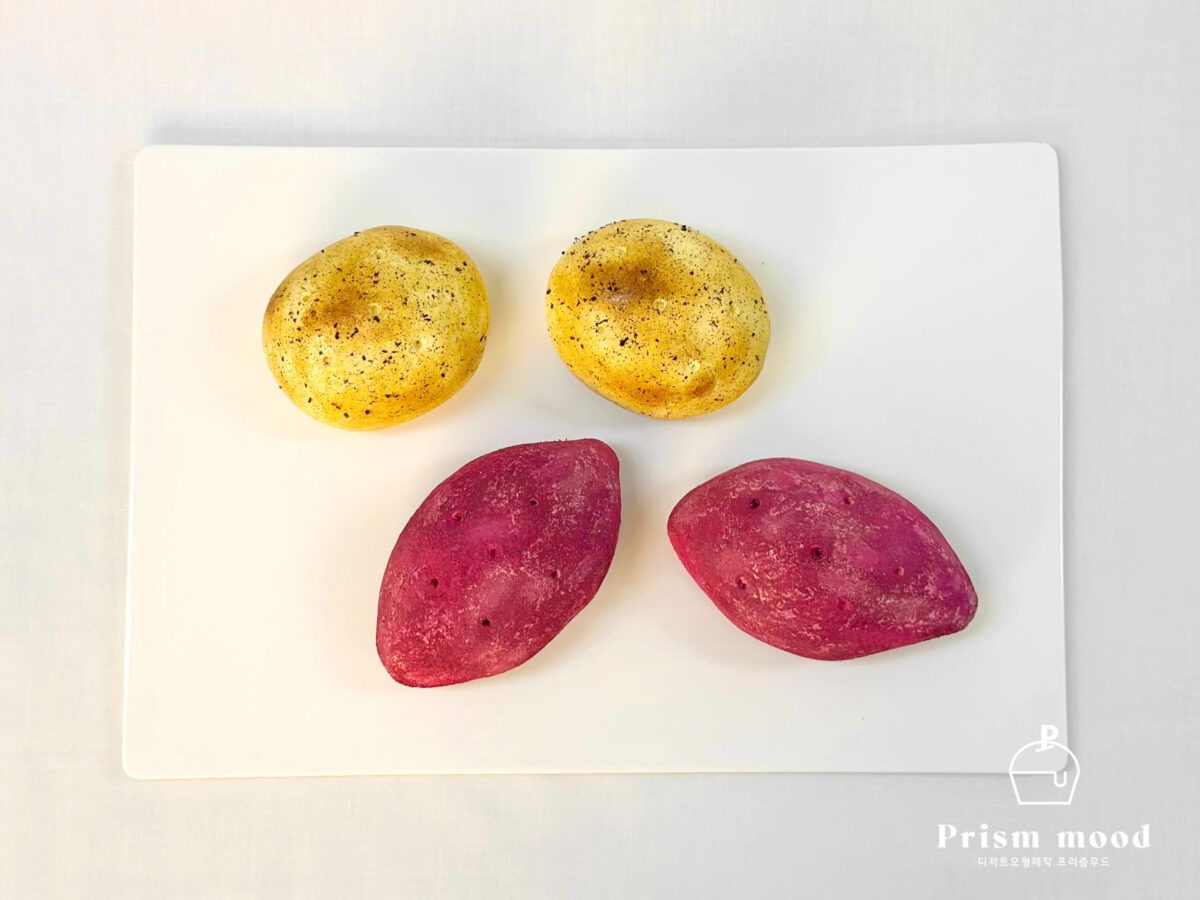 감자 고구마빵 모형 전체 형태 이미지