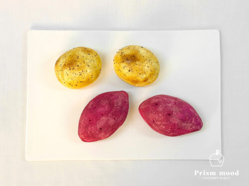 감자 고구마빵 모형 전체 형태 이미지