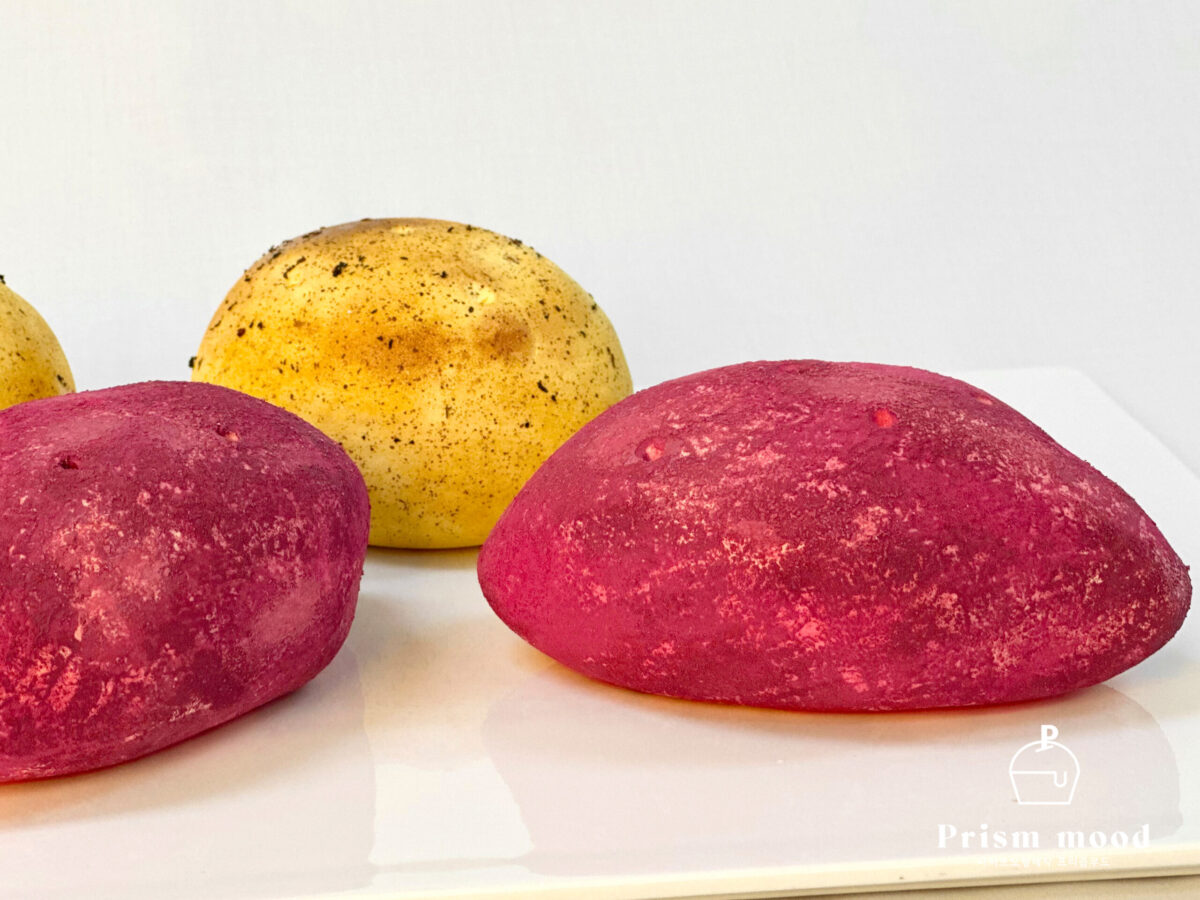 감자 고구마빵 모형 디테일