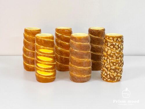 굴뚝빵 모형 제작 예시