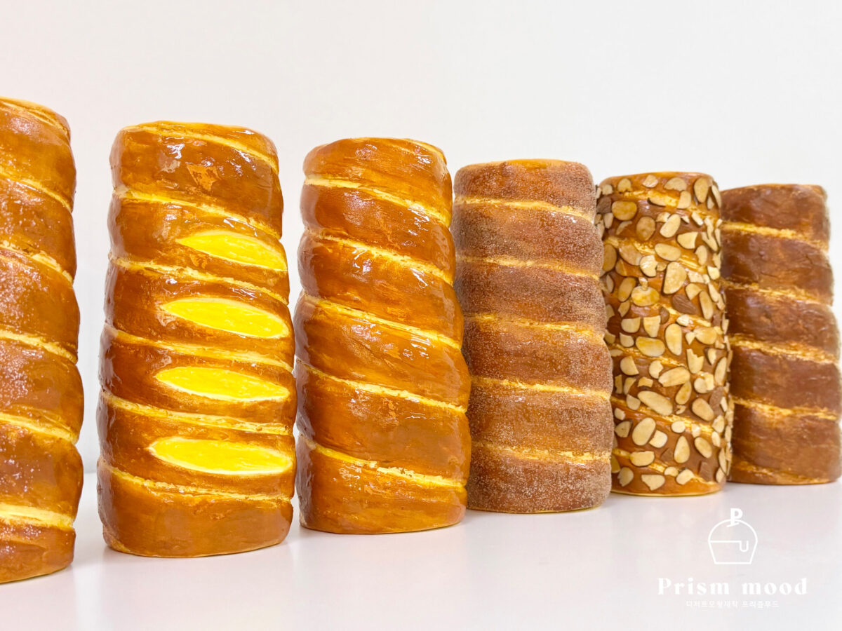 굴뚝빵 모형 전체 형태