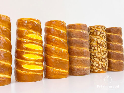 굴뚝빵 모형 전체 형태