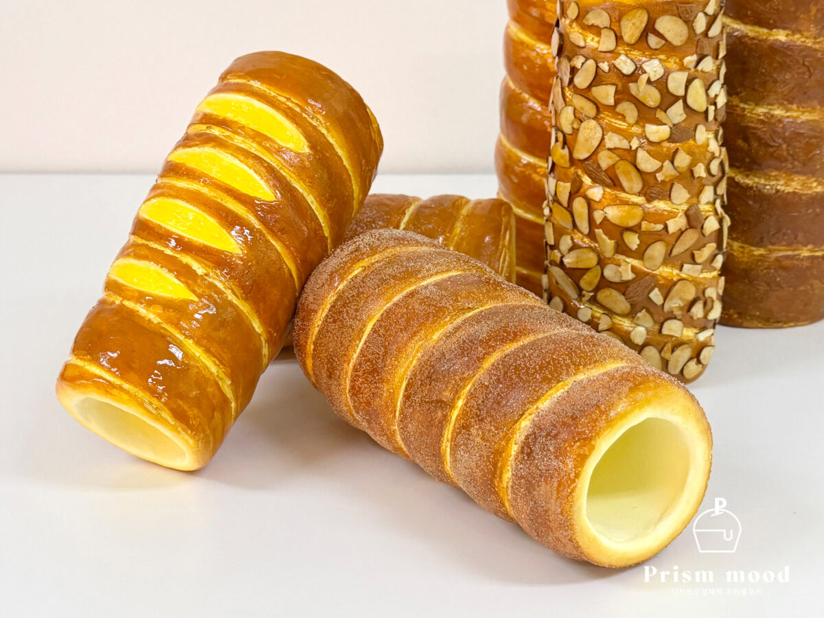 굴뚝빵 모형 디테일