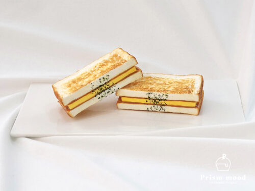 버터 카야토스트 모형 제작 예시