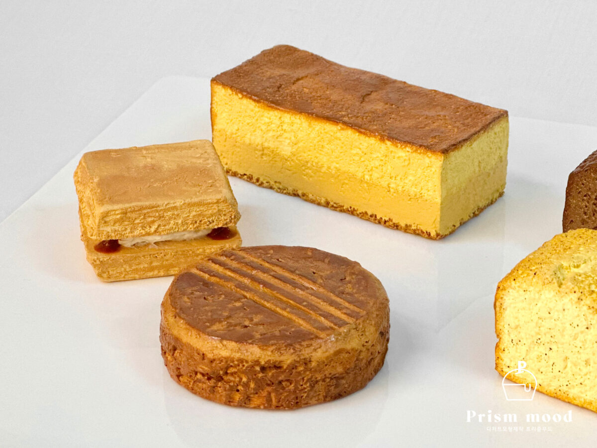 아몬드케이크 르뱅쿠키 스콘 브루통 샌드 모형 전체 형태 이미지