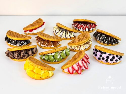 아이스크림 와플 모형 제작 예시