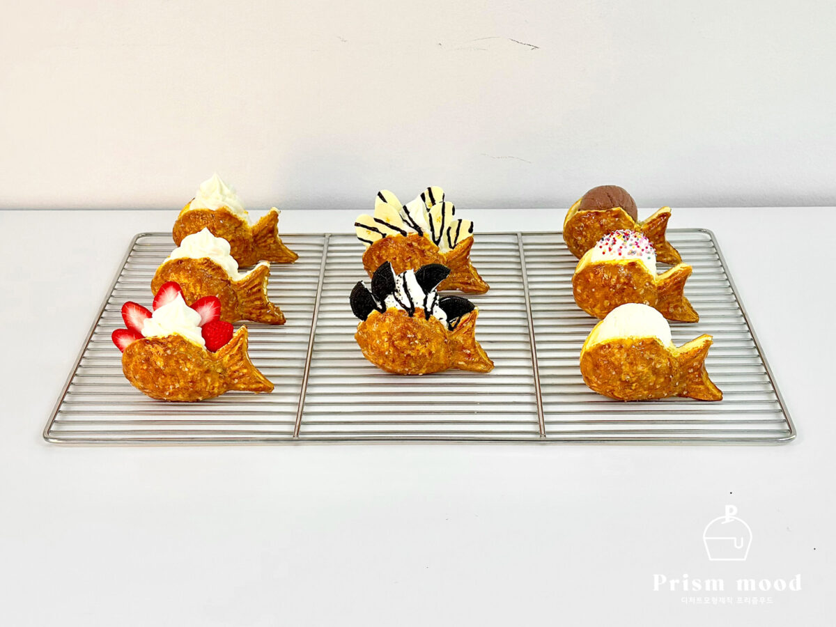 크림 붕어빵 모형