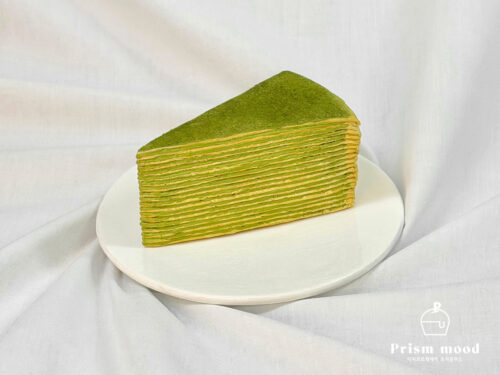 녹차크레이프 케이크 모형 제작 예시