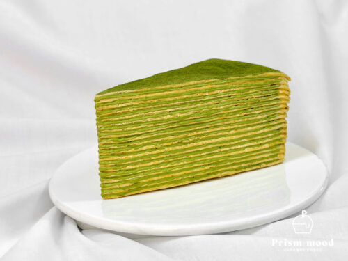 녹차크레이프 케이크 모형 디테일