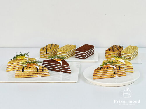 말렌카 꿀케이크 모형 제작 예시