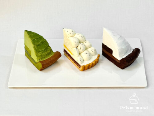 얼그레이 레몬타르트 쇼콜라 그린티 모형 제작 예시